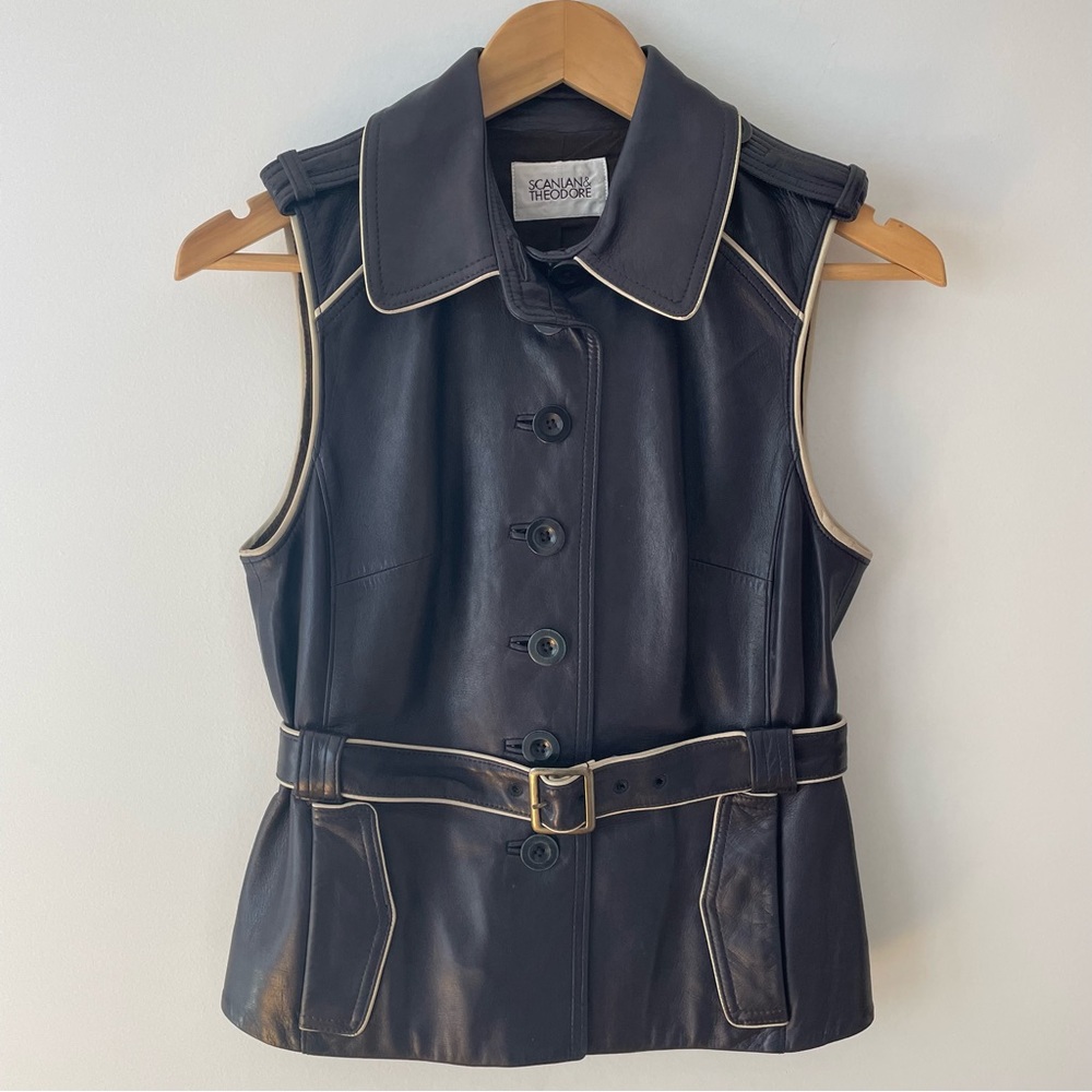 Scanlan & Theodore leather vest